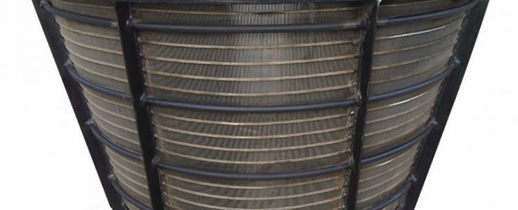 stainless steel centrifuge wedge wire basket