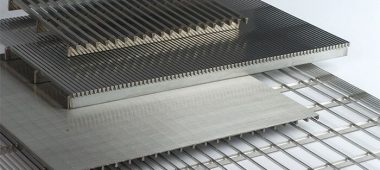 Stainless steel wedge wire screen panels