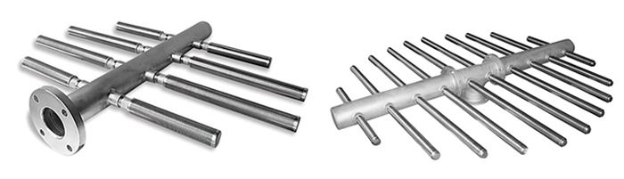 wedge wire lateral assemblies